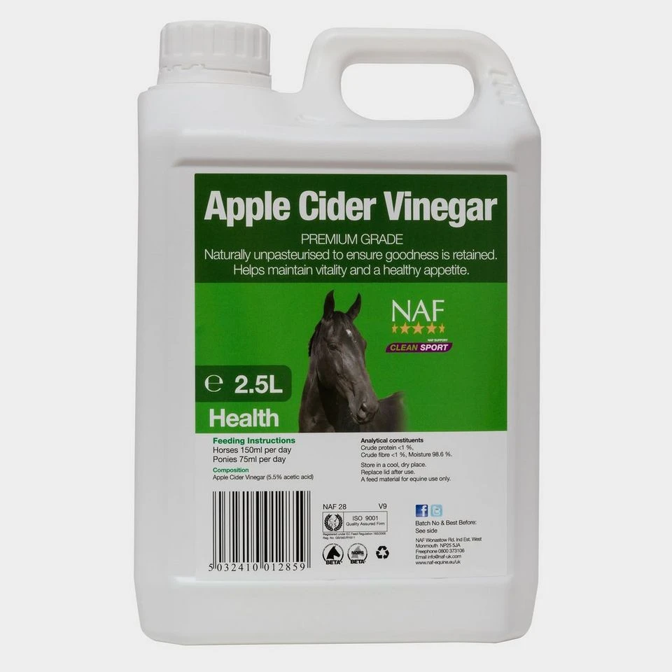 NAF 2.5 Litre Apple Cider Vinegar 1 NAF 2.5 Litre Apple Cider Vinegar