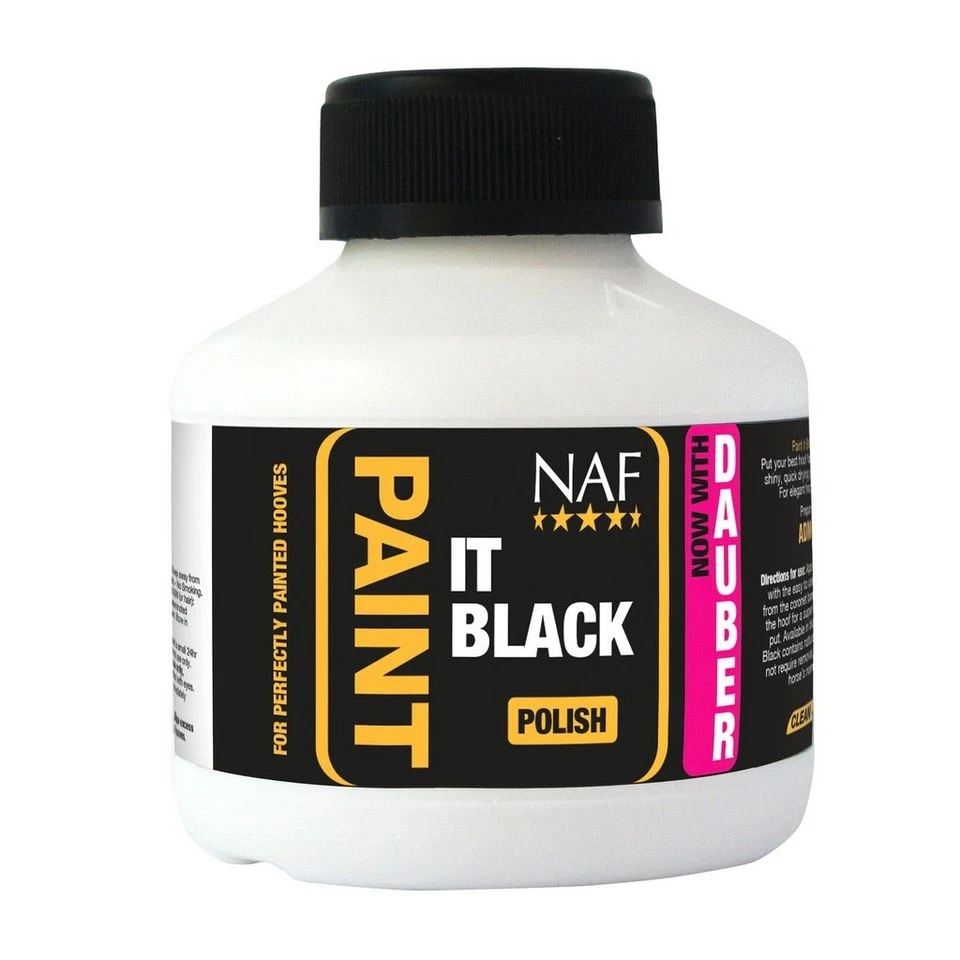 NAF Paint It In Black Hoof Polish 2 NAF Paint It In Black Hoof Polish - Image 2