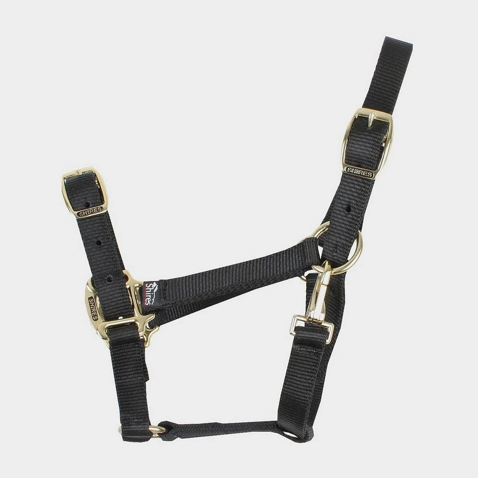 Nylon Headcollar Black 1 Nylon Headcollar Black