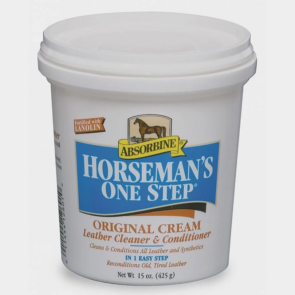 Absorbine Horseman's One Step® Original Cream Leather Clean & Conditioner 1 Absorbine Horseman's One Step® Original Cream Leather Clean & Conditioner